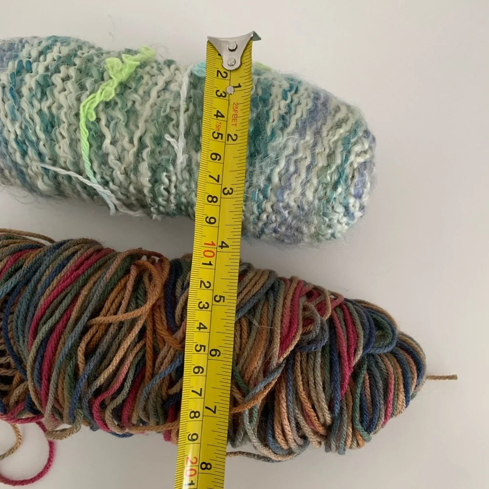 Multicolor Yarn Bundle Lot of 2 Skeins Craft Crochet Knit DIY Supplies